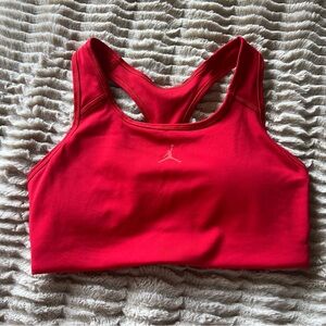 NWT • Nike • red dri-fit Nike Jordan sports bra size medium